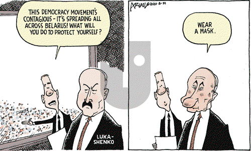 Robert Ariail on Monday August 31, 2020 Comic Strip