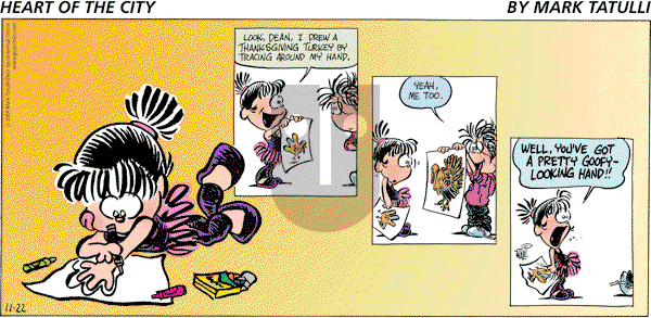 Heart of the City on Sunday November 22, 2009 Comic Strip