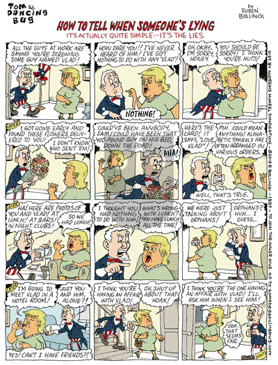 Tom the Dancing Bug on Monday July 16, 2018 Comic Strip