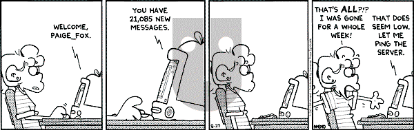 FoxTrot on Monday August 27, 2001 Comic Strip