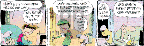 The Duplex on Monday January 14, 2002 Comic Strip