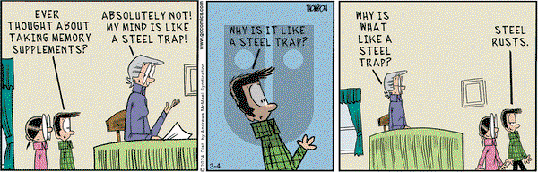 Grand Avenue on Monday March 4, 2024 Comic Strip