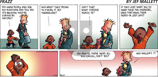 Frazz on Sunday December 22, 2013 Comic Strip