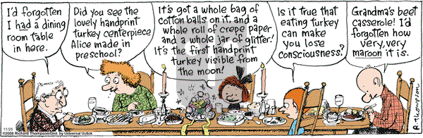 Cul de Sac on Friday November 25, 2016 Comic Strip