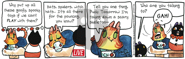 Breaking Cat News on Friday October 16, 2020 Comic Strip