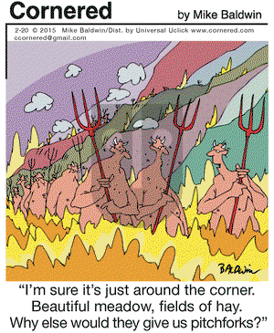 Cornered on Friday February 20, 2015 Comic Strip
