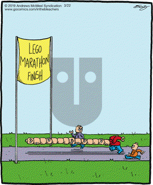 In the Bleachers on Friday March 22, 2019 Comic Strip