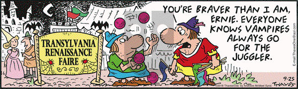 Frank and Ernest on Tuesday September 25, 2018 Comic Strip