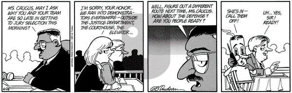 Doonesbury on Tuesday June 28, 1994 Comic Strip