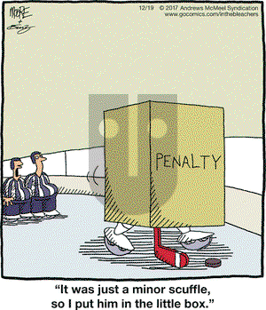 In the Bleachers on Tuesday December 19, 2017 Comic Strip
