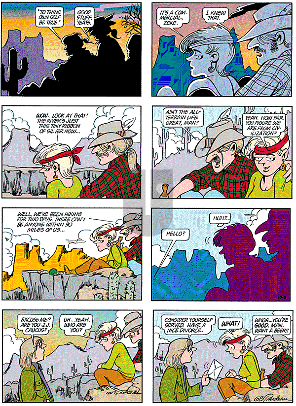 Doonesbury on Sunday October 8, 1995 Comic Strip