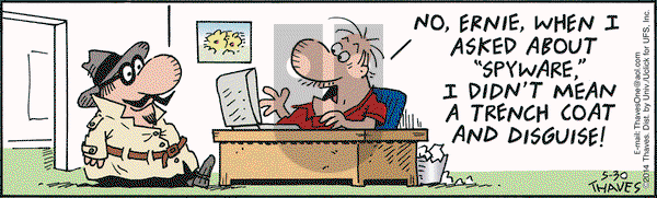 Frank and Ernest on Friday May 30, 2014 Comic Strip
