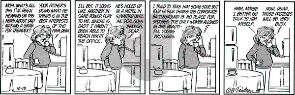Doonesbury on Sunday February 24, 1985 Comic Strip