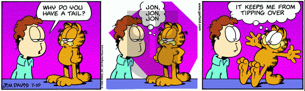 Garfield on Friday July 10, 1998 Comic Strip