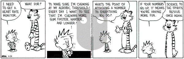 Calvin and Hobbes on Thursday April 24, 2025 Comic Strip