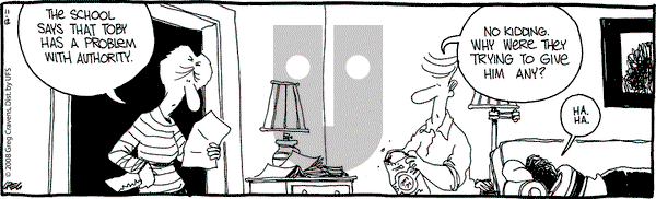 The Buckets on Wednesday November 12, 2008 Comic Strip