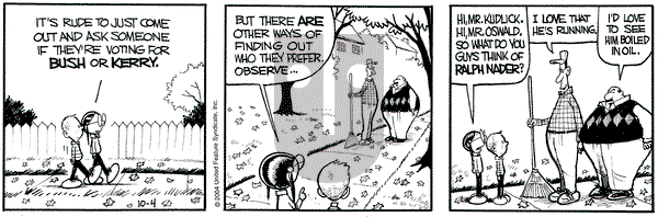 Grand Avenue on Monday October 4, 2004 Comic Strip