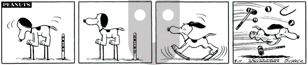 Peanuts on Saturday August 11, 1956 Comic Strip
