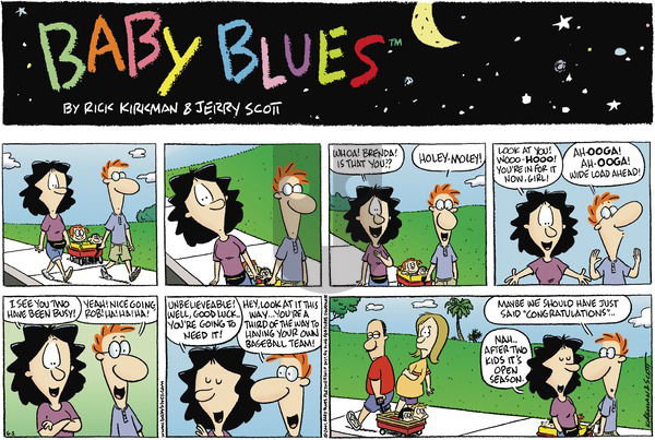 Baby Blues on Sunday June 3, 2001 Comic Strip