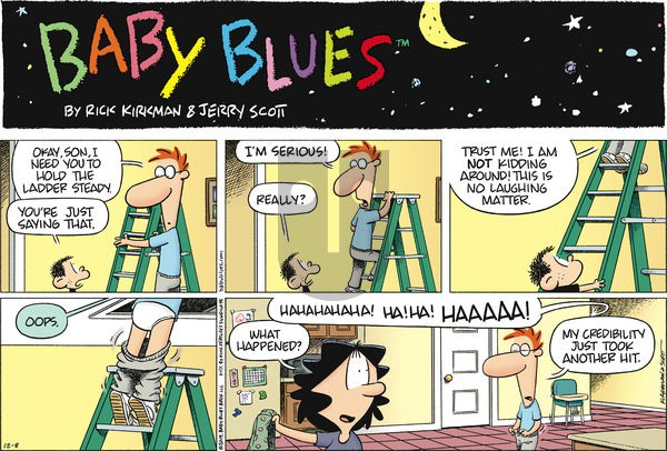 Baby Blues on Sunday December 8, 2019 Comic Strip