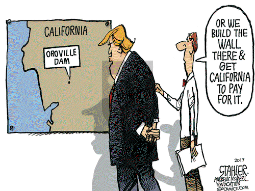 Jeff Stahler on Wednesday February 15, 2017 Comic Strip