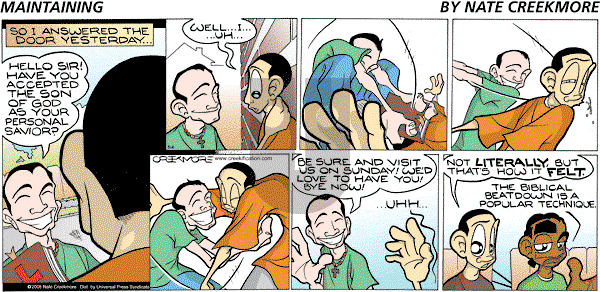 Maintaining on Sunday May 4, 2008 Comic Strip