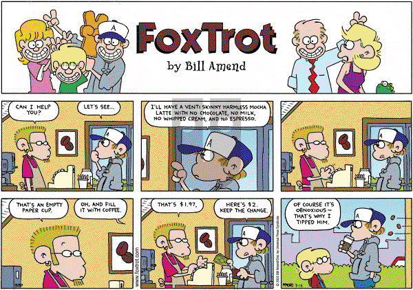 FoxTrot on Sunday March 13, 2005 Comic Strip