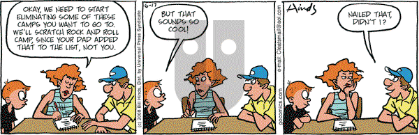 Cleats on Tuesday June 17, 2008 Comic Strip