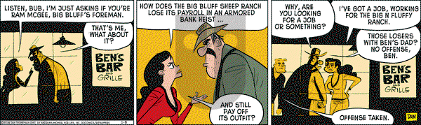 Rip Haywire on Monday January 8, 2018 Comic Strip