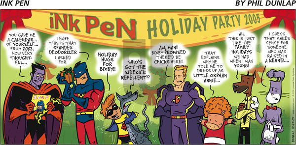 Ink Pen on Sunday December 25, 2005 Comic Strip