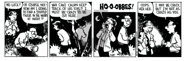 Calvin and Hobbes on Monday September 28, 1987 Comic Strip