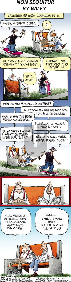 Non Sequitur on Sunday September 7, 2014 Comic Strip