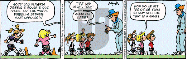 Cleats - Wednesday November 12, 2008 Comic Strip