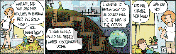 Wallace the Brave on Saturday May 16, 2020 Comic Strip