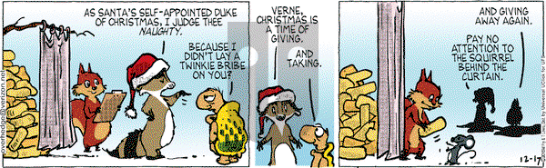 Over the Hedge on Thursday December 17, 2015 Comic Strip