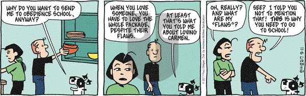 Pooch Cafe on Monday September 11, 2017 Comic Strip