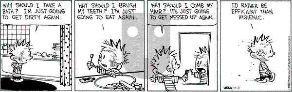 Calvin and Hobbes - Saturday November 9, 2013 Comic Strip