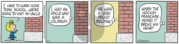 Peanuts on Wednesday March 19, 2025 Comic Strip