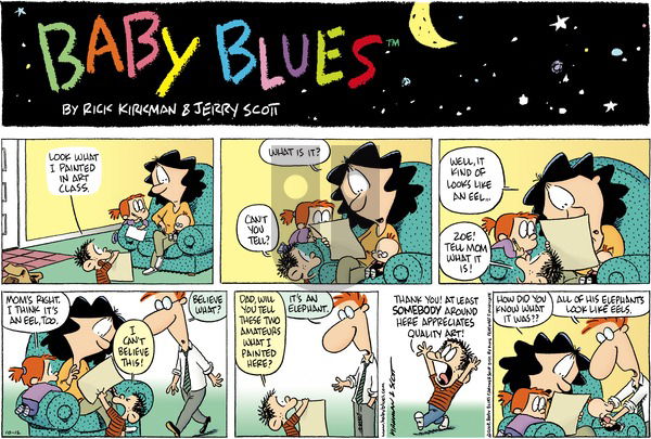 Baby Blues on Sunday October 12, 2008 Comic Strip
