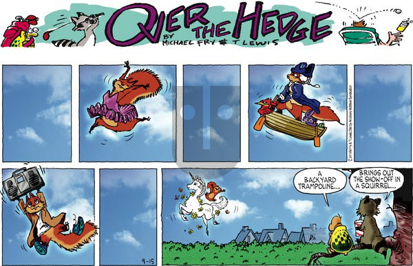 Over the Hedge on Sunday September 15, 2019 Comic Strip