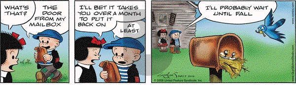 Nancy on Friday May 8, 2009 Comic Strip