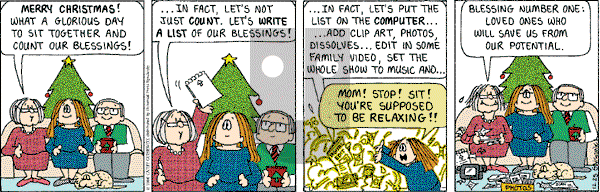 Cathy Classics - Monday December 25, 2000 Comic Strip
