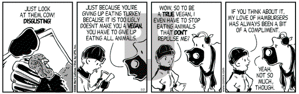 Cow and Boy Classics on Tuesday November 21, 2006 Comic Strip
