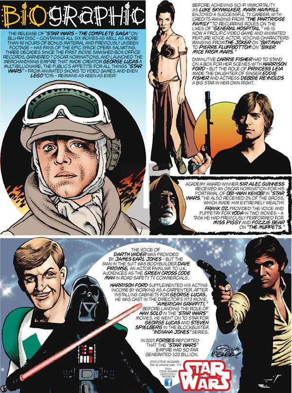 Biographic on Sunday September 4, 2011 Comic Strip