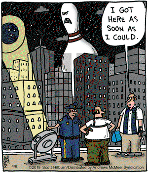 The Argyle Sweater on Saturday April 6, 2019 Comic Strip