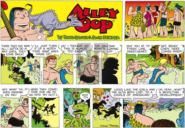 Alley Oop on Sunday July 1, 2001 Comic Strip