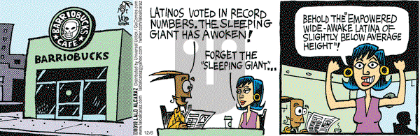 La Cucaracha on Thursday December 6, 2012 Comic Strip
