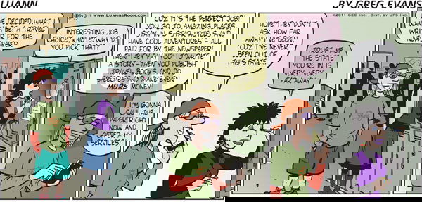 Luann on Sunday March 13, 2011 Comic Strip