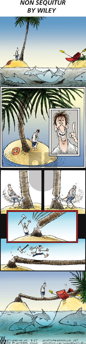 Non Sequitur on Sunday March 27, 2011 Comic Strip