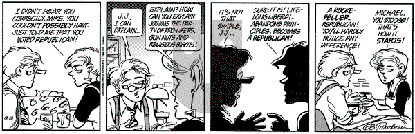 Doonesbury on Tuesday December 13, 1994 Comic Strip